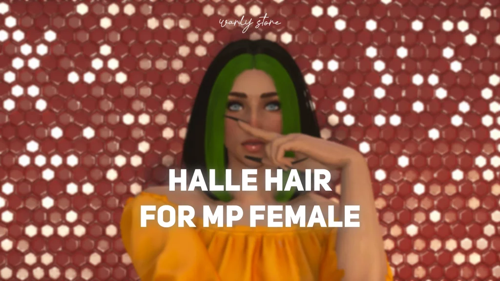 Halle Hair For MP Female 1.0