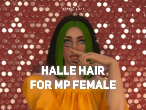Halle Hair For MP Female 1.0
