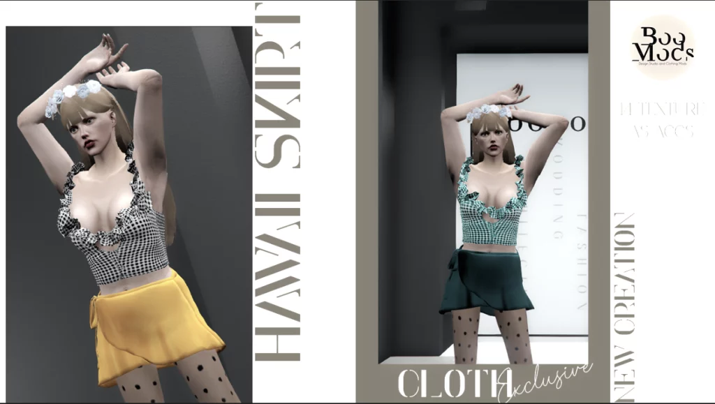 Hawaii Skirt for MP Female 1.0