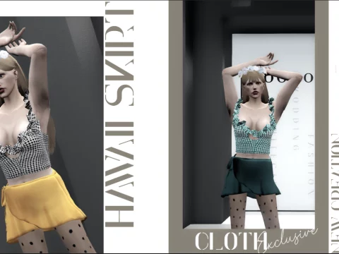 Hawaii Skirt for MP Female 1.0