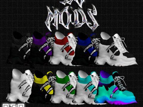 High Sneakers [Replace / FiveM / Rage MP For Male\Female]