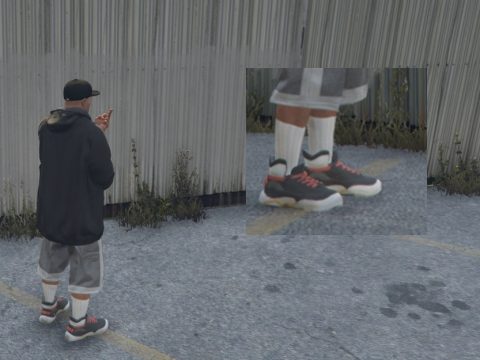 High socks retexture for MP Male 1.0