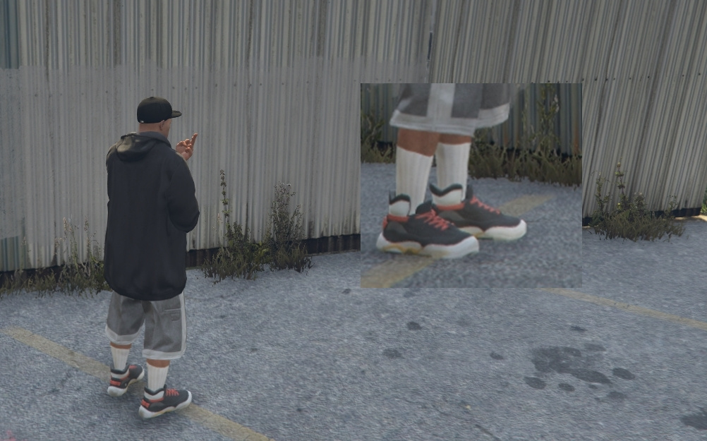 High socks retexture for MP Male 1.0