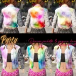 Pride Party - Denim jackets & sequin dresses (skirt + corset) for MP female 1.1