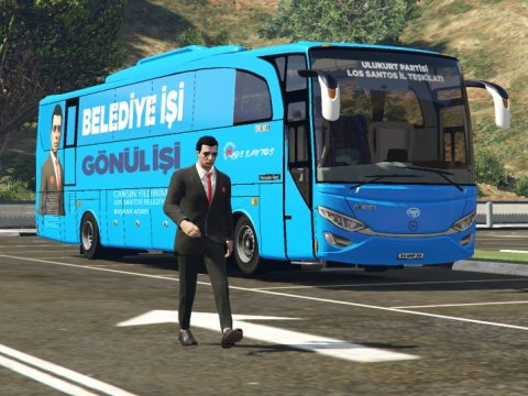Seçim Otobüsü - President Bus [Replace] - [Fivem] 1.0
