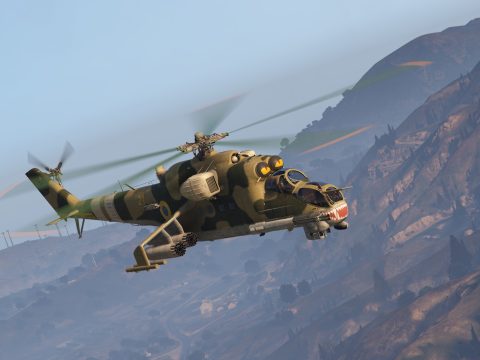 Mi-24P "Hind" Ukrainian camo 1.0