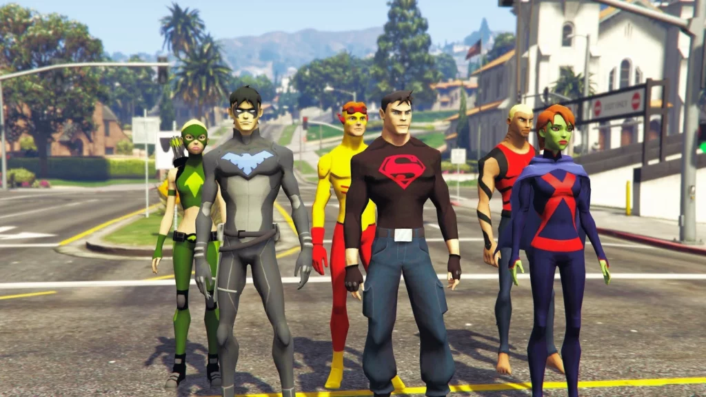 Young Justice Pack [Add-On Ped] 1.0