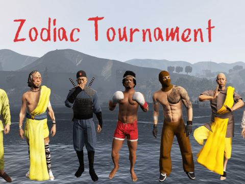 Zodiac Tournament Fighter Ped Pack (Sleeping Dogs/Dead Rising 3 Tribute) 1.1