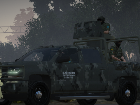 2017 Chevrolet Silverado / SEDENA / MexicoMod [Addon/FiveM] 1.0