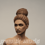 Afro braids hairstyle for MP Female 1.0