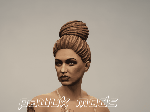 Afro braids hairstyle for MP Female 1.0
