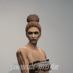 Afro braids hairstyle for MP Female 1.0