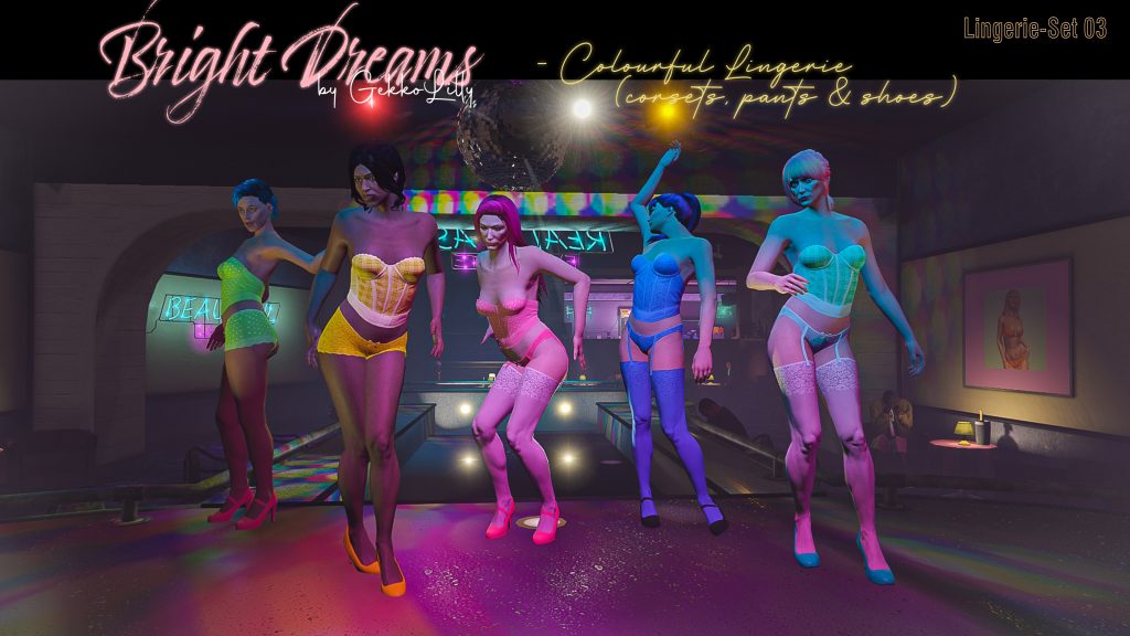 Bright Dreams - Lingerie + Shoes for MP female 1.0