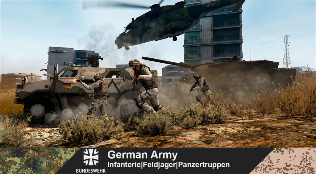 Bundeswehr Army (INFANTERIE,PANZERTRUPPEN,FELDJÄGER) |Tropentarn & Flecktarn| 1.0