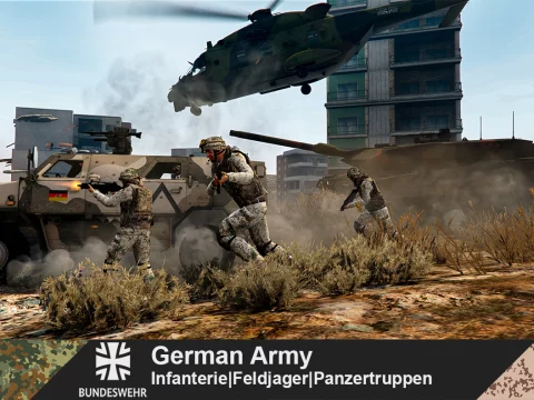 Bundeswehr Army (INFANTERIE,PANZERTRUPPEN,FELDJÄGER) |Tropentarn & Flecktarn| 1.0