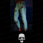 Butterfly Patch Jeans Final