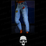 Butterfly Patch Jeans Final