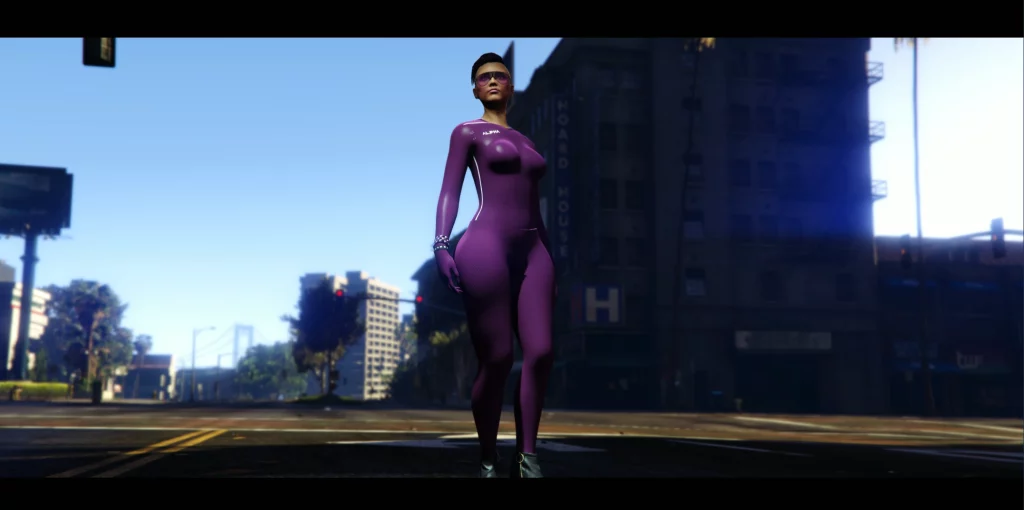 Catsuit Design Alpha Female Ped Leggings & Top Suit