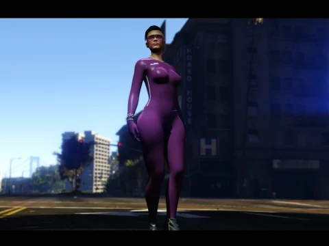 Catsuit Design Alpha Female Ped Leggings & Top Suit
