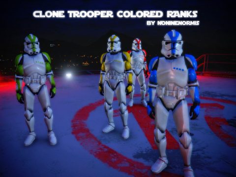 Clone Trooper Colored Ranks