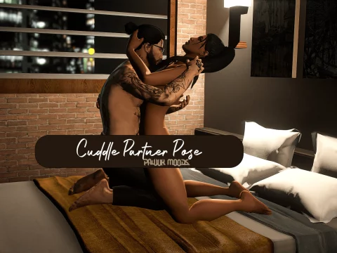 Cuddle Partner Pose | Role play and photo pose | [Add-on] 1.0