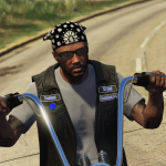 Dark Bastards MC Biker Vest for MP Male 1.0