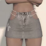 Denim Mini-Skirt for MP Female 1.0