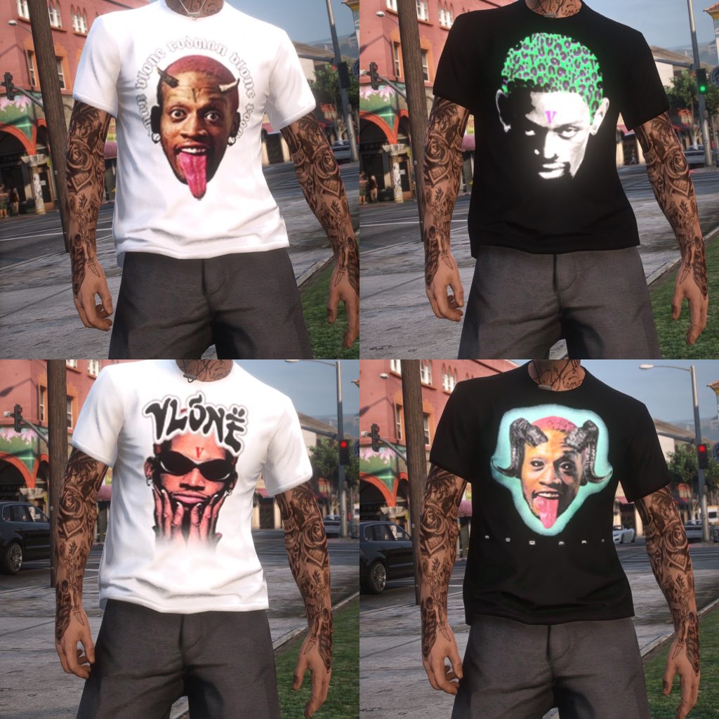 Dennis Rodman Shirt Pack 2.0