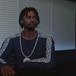 Dior Oblique Inserts Sweater For MP Male 4K Textures