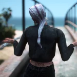 Double braid ponytail for MP Female 1.0