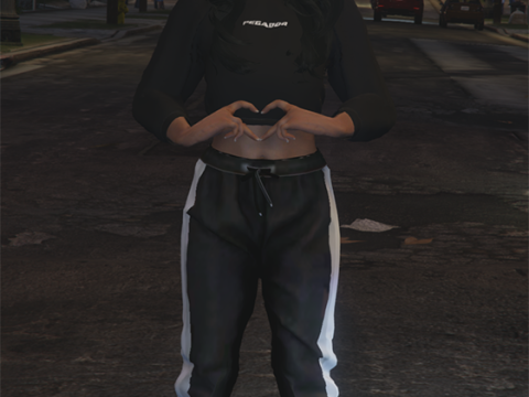 Finger Heart Pose 1.0