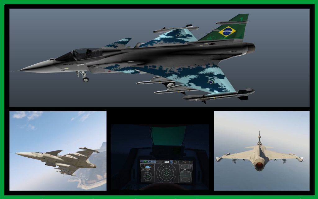 Gripen FAB 39E Air\Air [Add-On] 1.0