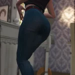 High-Waisted Jeans for MP Female 1.1
