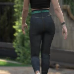 High-Waisted Jeans for MP Female 1.0