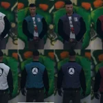 Jordan bomber jacket MP male / female [SP/ FiveM] 1.0