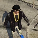 Leather Jacket & T-Shirt Texture Mod For Franklin and Trevor 1.0