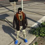 Leather Jacket & T-Shirt Texture Mod For Franklin and Trevor 1.0