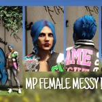 MP Female Hair - Messy Bun 1.0