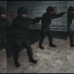 Modern Handgun Stance Pose 1.0