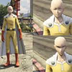 One Punch Man - Saitama (w/Interchangeable serious face)