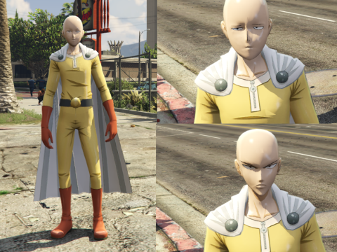 One Punch Man - Saitama (w/Interchangeable serious face)