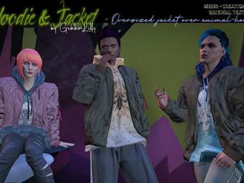 Hoodie & Jacket - Oversized combi for MP female 1.0
