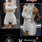 Ribbed Romper for MP Female Final
