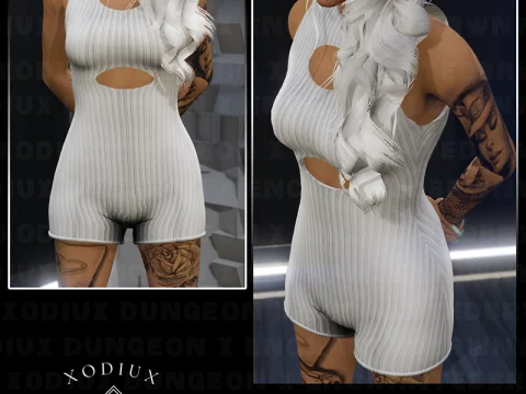 Ribbed Romper for MP Female Final