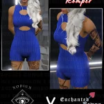 Ribbed Romper for MP Female Final