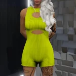 Ribbed Romper for MP Female Final