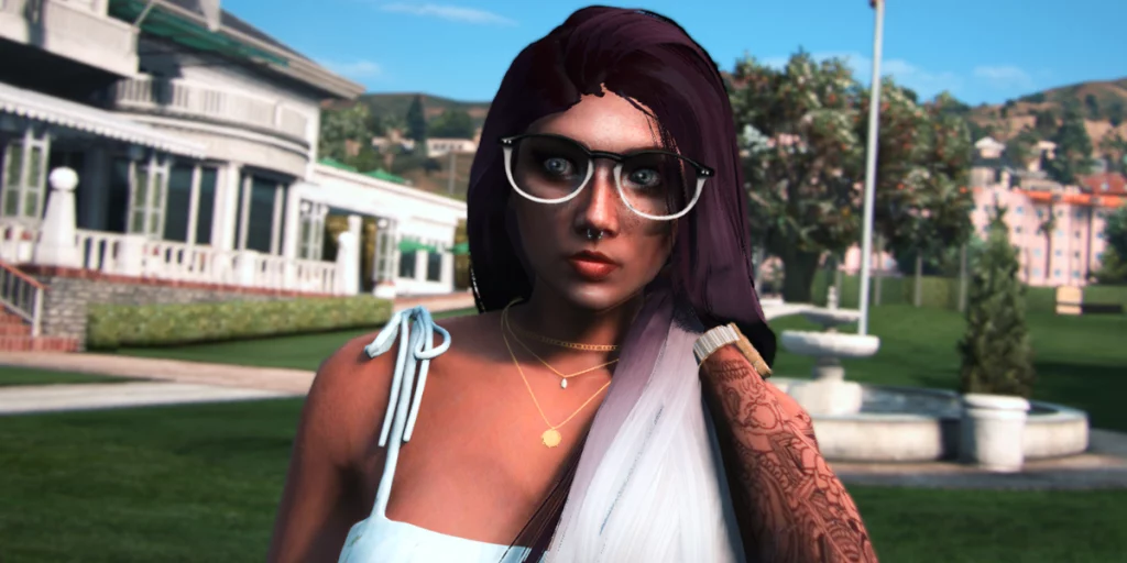 Rounded Glasses for MP Male/Female 1.0