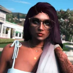 Rounded Glasses for MP Male/Female 1.0