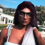 Rounded Glasses for MP Male/Female 1.0