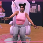 Simple Crop Tank for MP Female 1.0